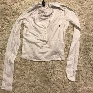 NWT Lace Henley | EVERYTHING MUST GO